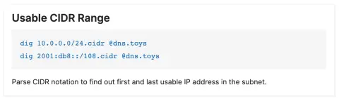 Screenshot used in the talk for dns.toys