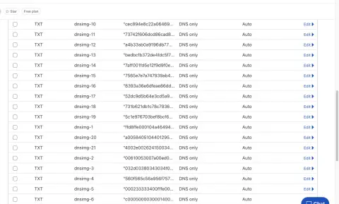 Screenshot used in the talk for Images in DNS